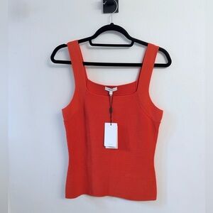 Reiss Bright Orange Tank Top NWT